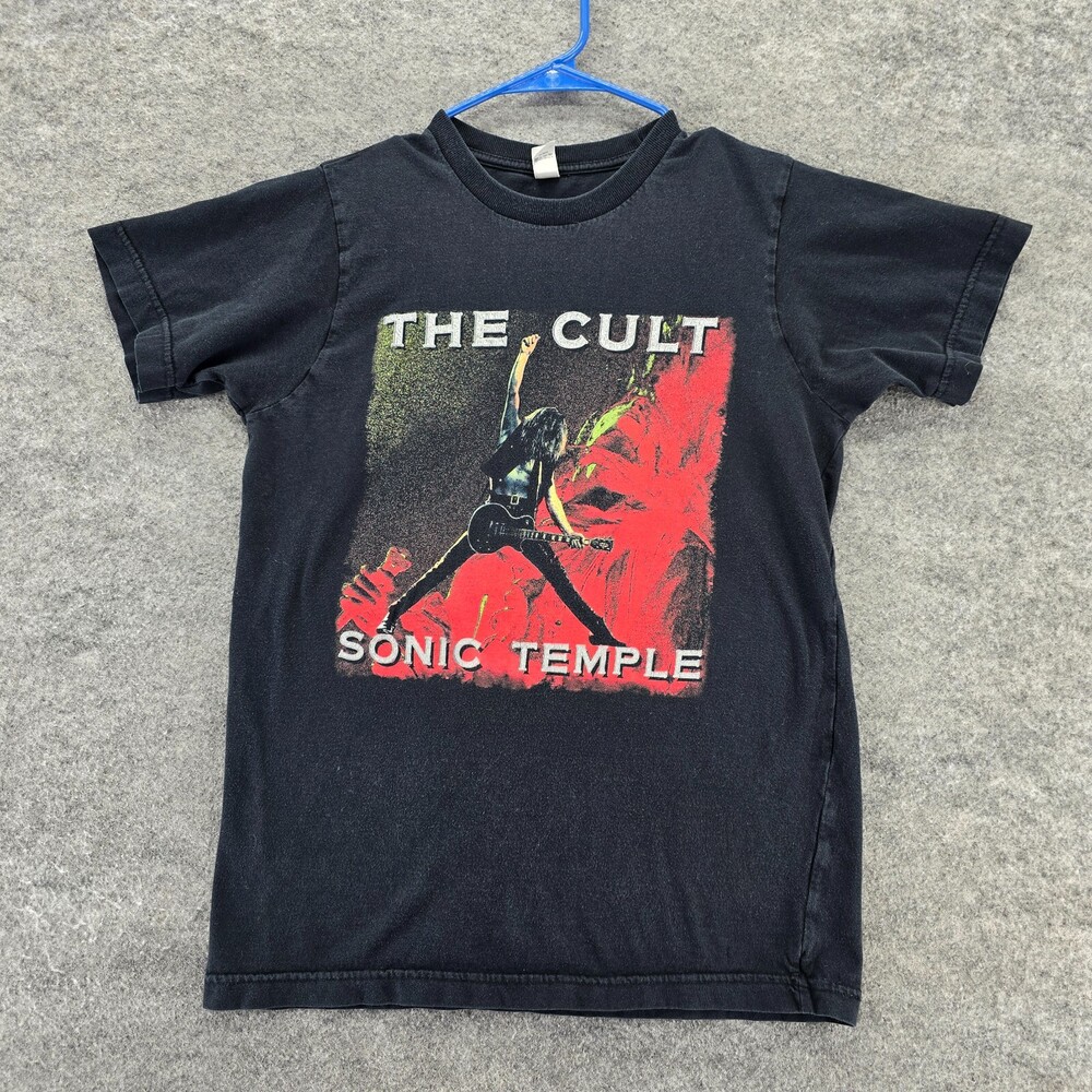 The Cult Sonic Temple Shirt Womens Small Short Sleeve Black